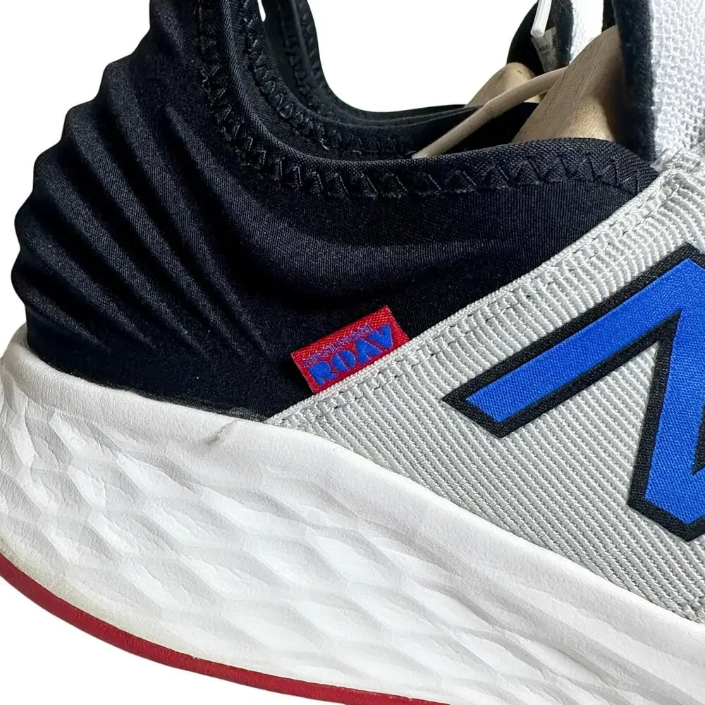 New Balance Fresh Foam Roav MROAVWL1 Mens 11 Running Shoes White Sneakers Blue N
